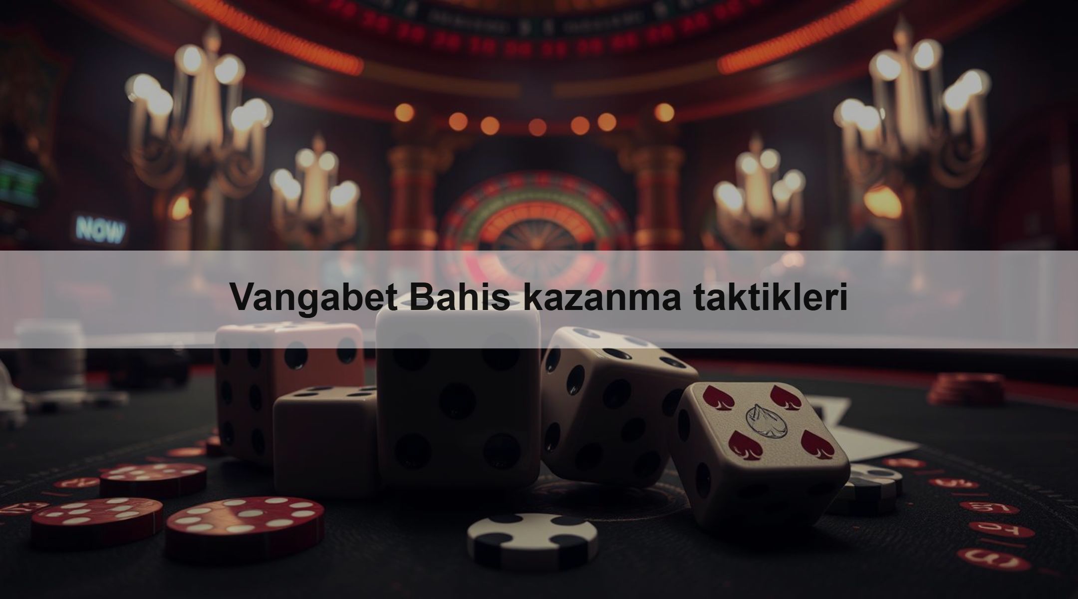 Vangabet Bahis kazanma taktikleri