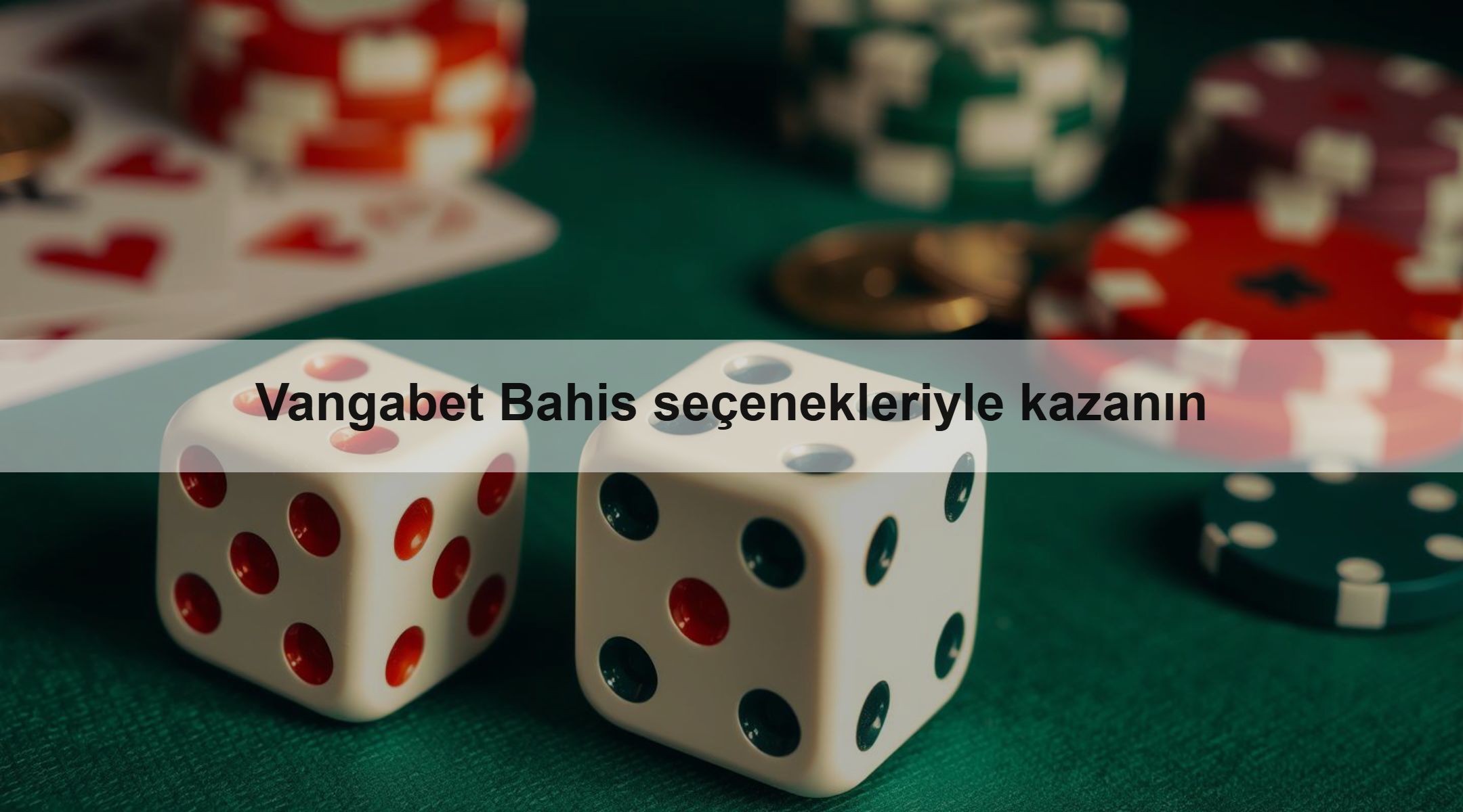 Vangabet Bahis seçenekleriyle kazanın